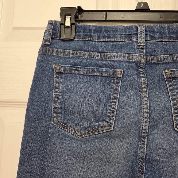 The Children's Place Girls Bootcut Darkwash MidRise Classic Fit Jeans Size 16 - Picture 4 of 7